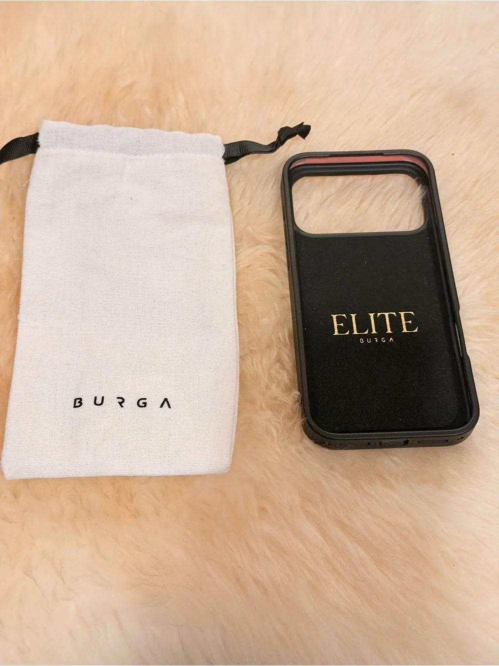 NWOT Burga iPhone 17 Pro Max Case Sagittarius Design in Blush Pink